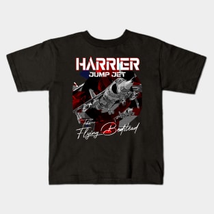 Harrier Jump Jet Military Fighter Flugzeug Kids T-Shirt